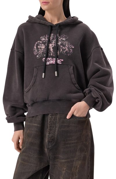 Хлопковое худи OFF-WHITE, арт. 0WBB058F24FLE004, фото 3