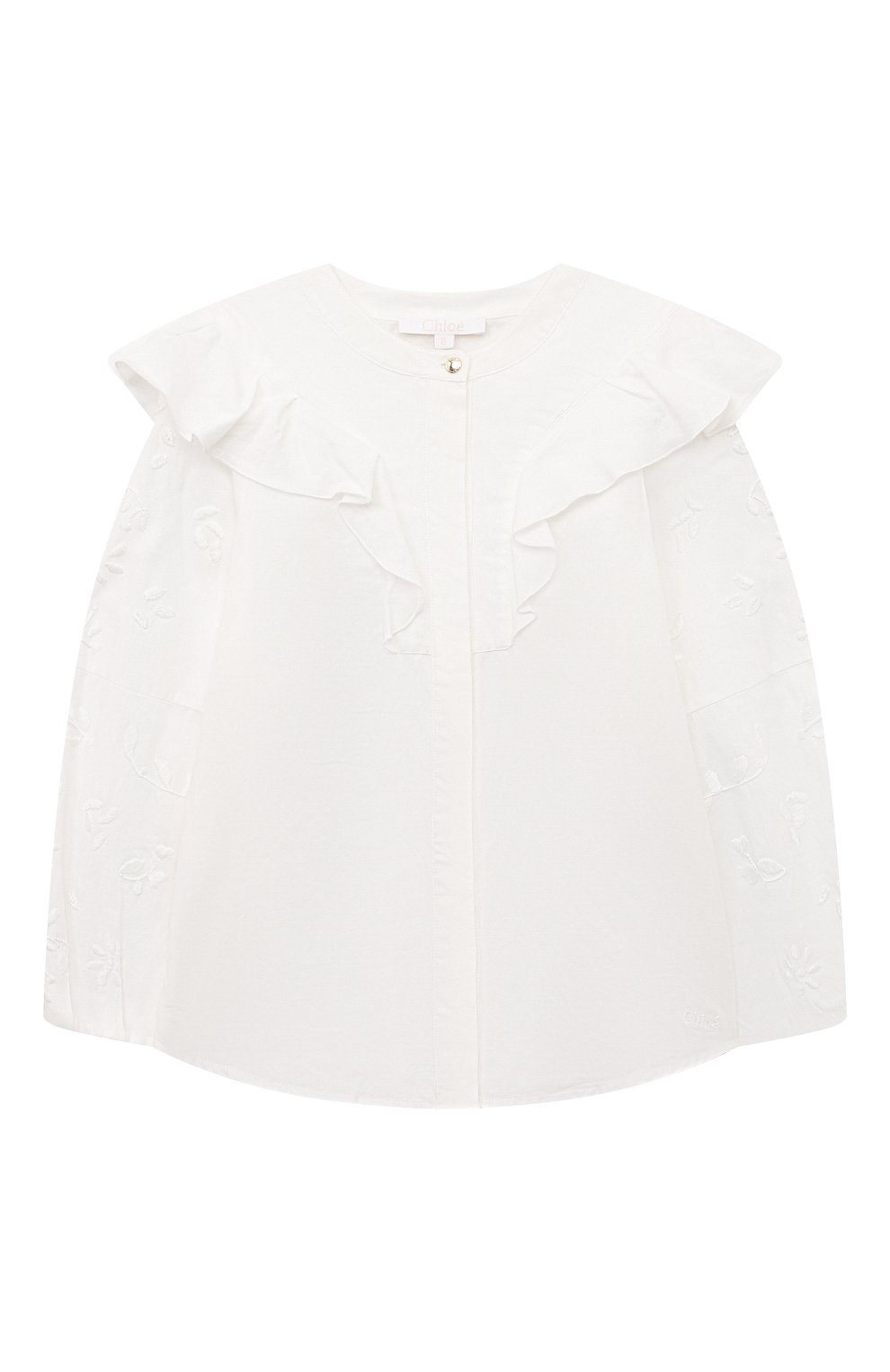 Хлопковая блузка CHLOÉ, арт. C15E16/6A-12A, фото 1