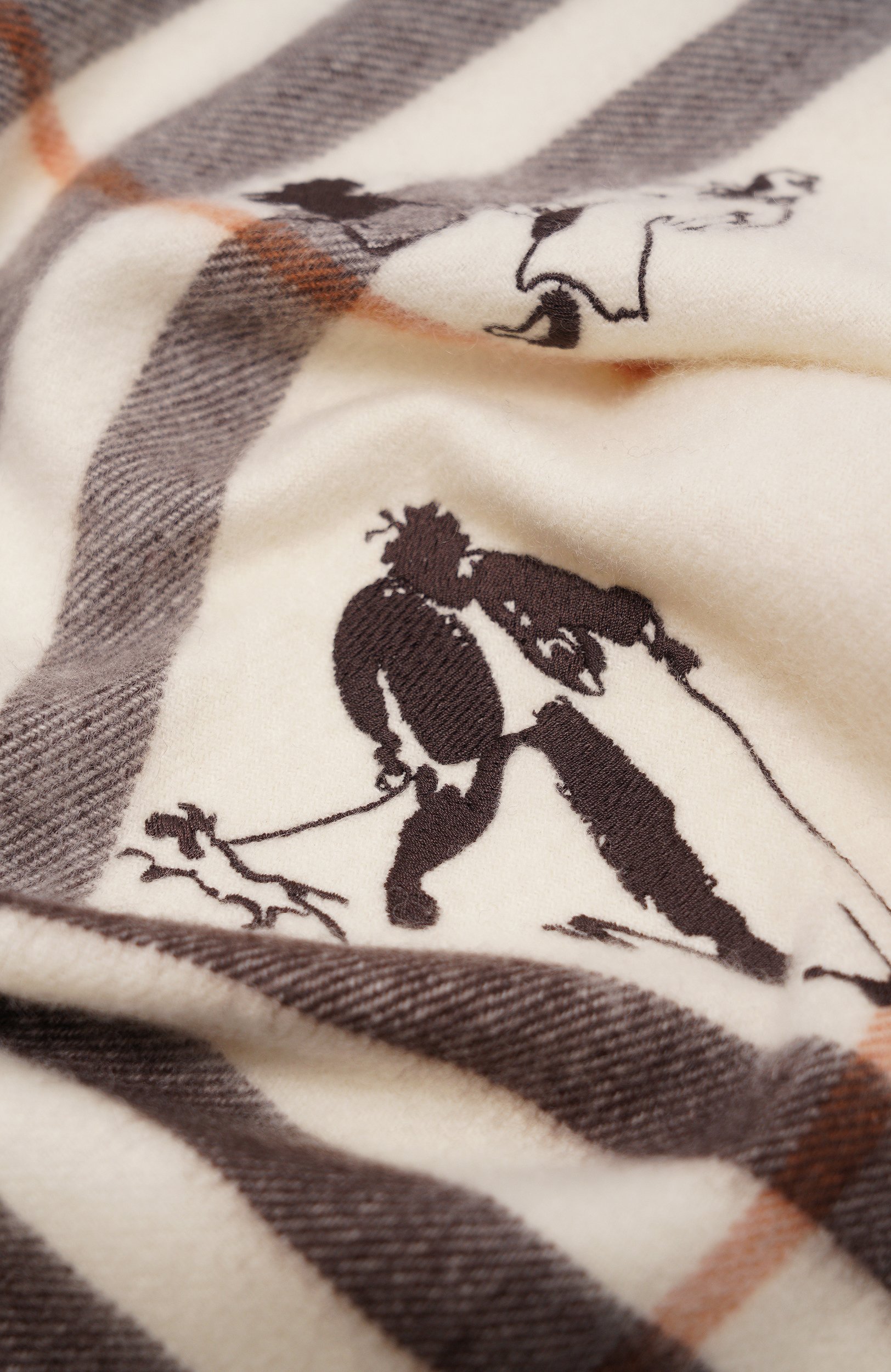 Кашемировый шарф BURBERRY кремового цвета по цене 87000 руб., арт. 8131139, фото 3 Кашемировый шарф BURBERRY, арт. 8131139, фото 3