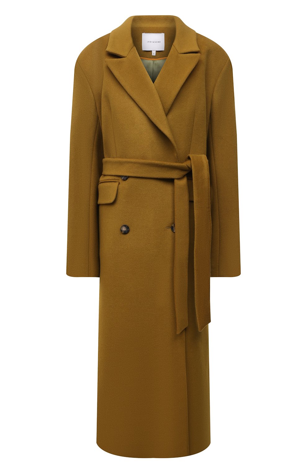 Пальто из шерсти и вискозы LESYANEBO, арт. FW21/H-405/OLZ, фото 1
