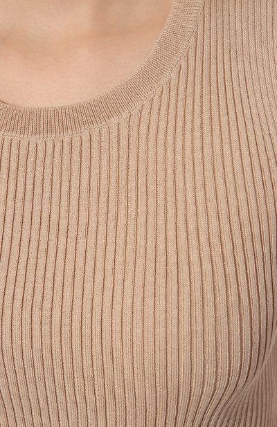 Топ из шелка и хлопка PINKO бежевого цвета по цене 23900 руб., арт. 102809-A1KW, фото 5 Топ из шелка и хлопка PINKO, арт. 102809-A1KW, фото 5