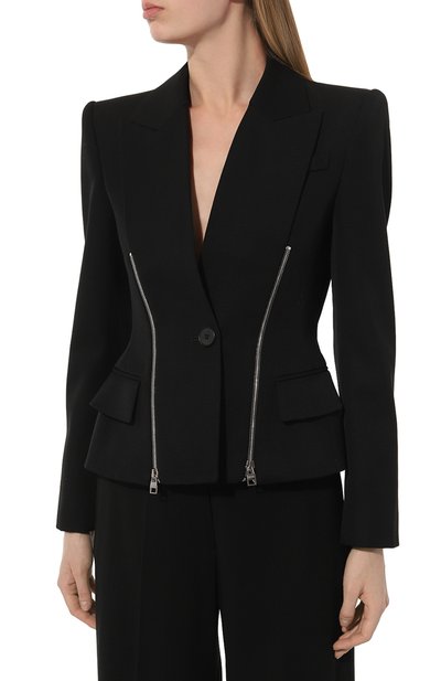 Шерстяной жакет ALEXANDER MCQUEEN, арт. 757623, фото 3