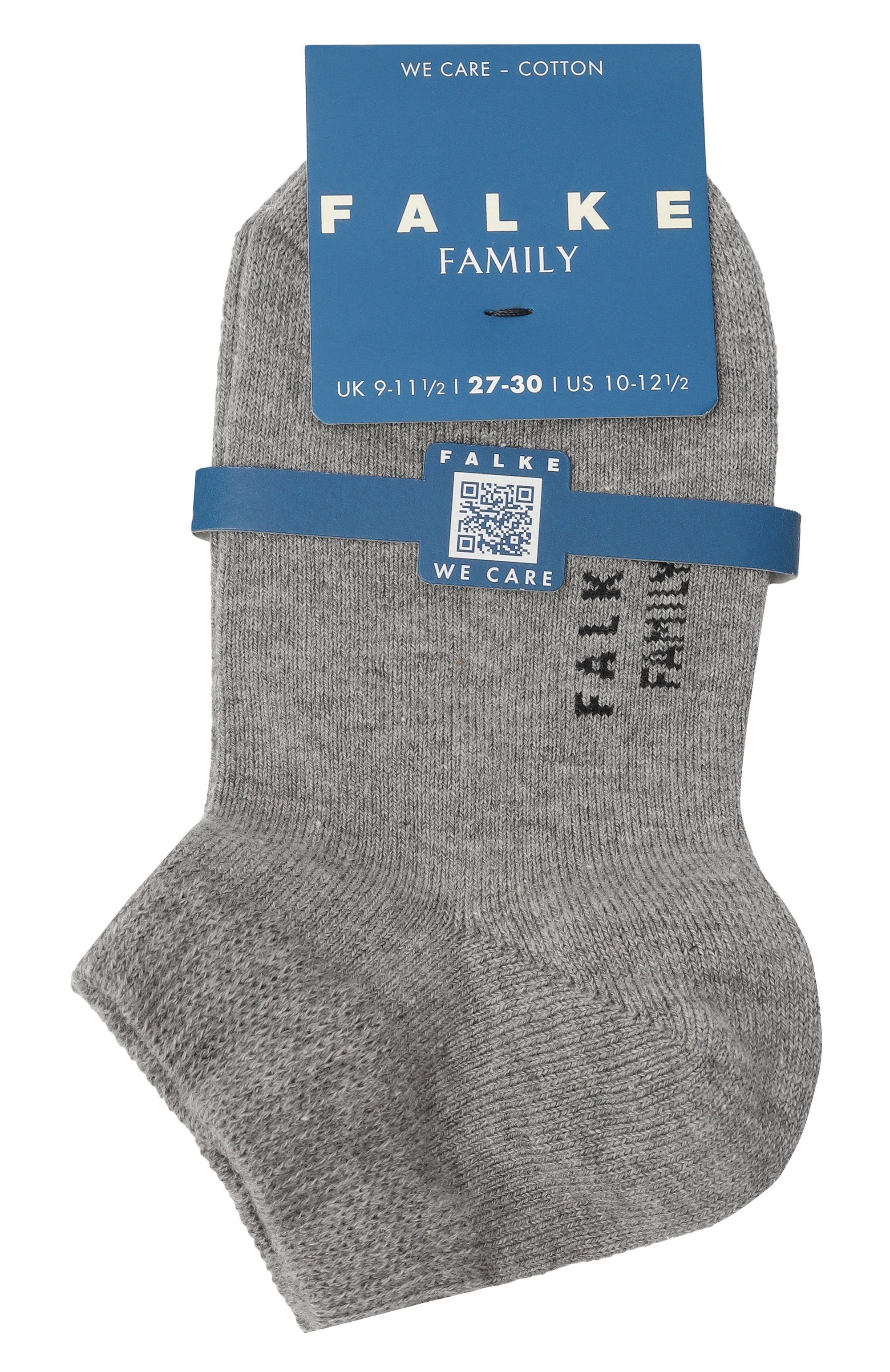 Хлопковые носки FALKE серого цвета по цене 1570 руб., арт. 12997, фото 1 Хлопковые носки FALKE, арт. 12997, фото 1
