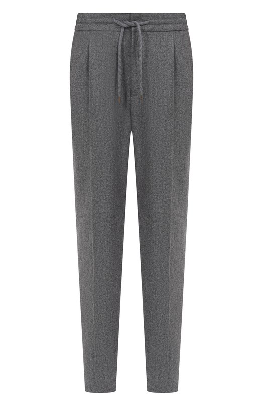 Шерстяные брюки Brunello Cucinelli M038PE1740 Серый M038PE1740