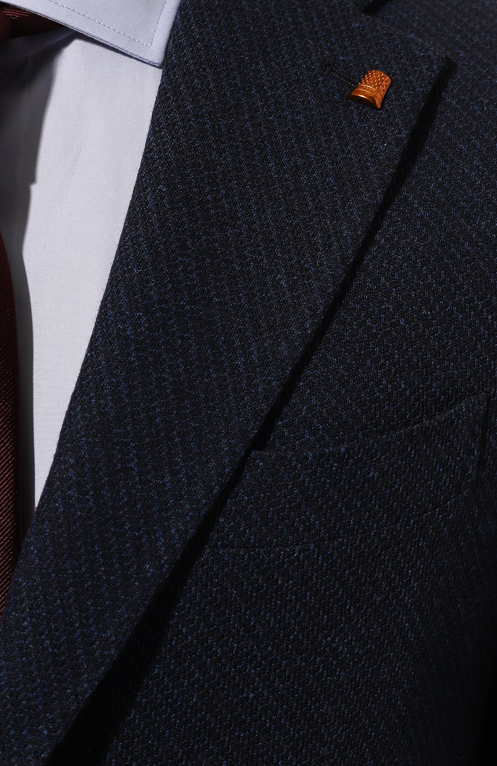 Пиджак из шерсти и хлопка SARTORIA LATORRE темно-синего цвета по цене 61550 руб., арт. JD74/JG041, фото 7 Пиджак из шерсти и хлопка SARTORIA LATORRE, арт. JD74/JG041, фото 7