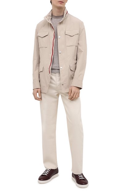 Кожаные кеды KITON, арт. USSSUITN00126, фото 2