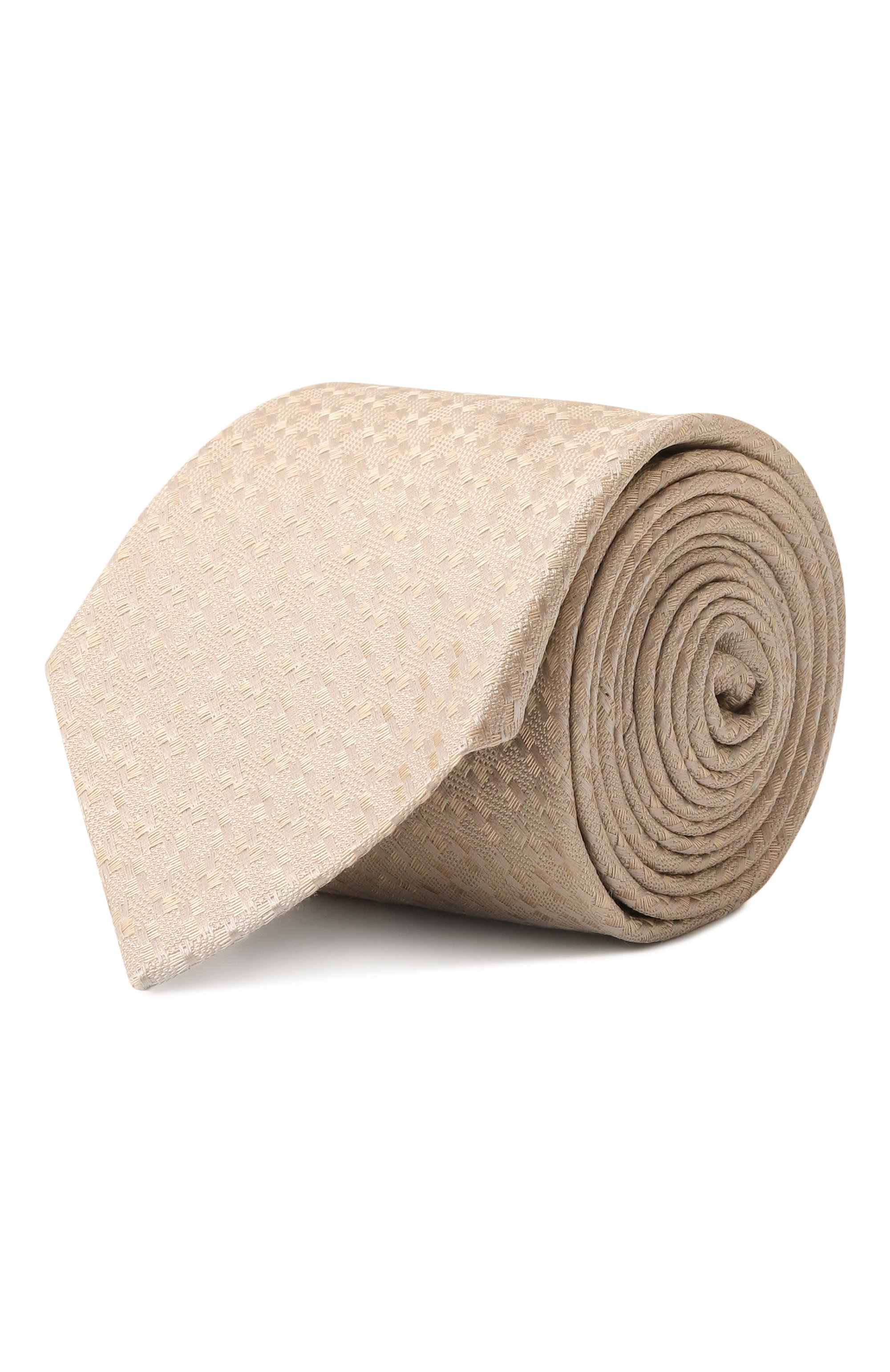 Галстук из шелка и льна CANALI, арт. 18/HJ04282, фото 1