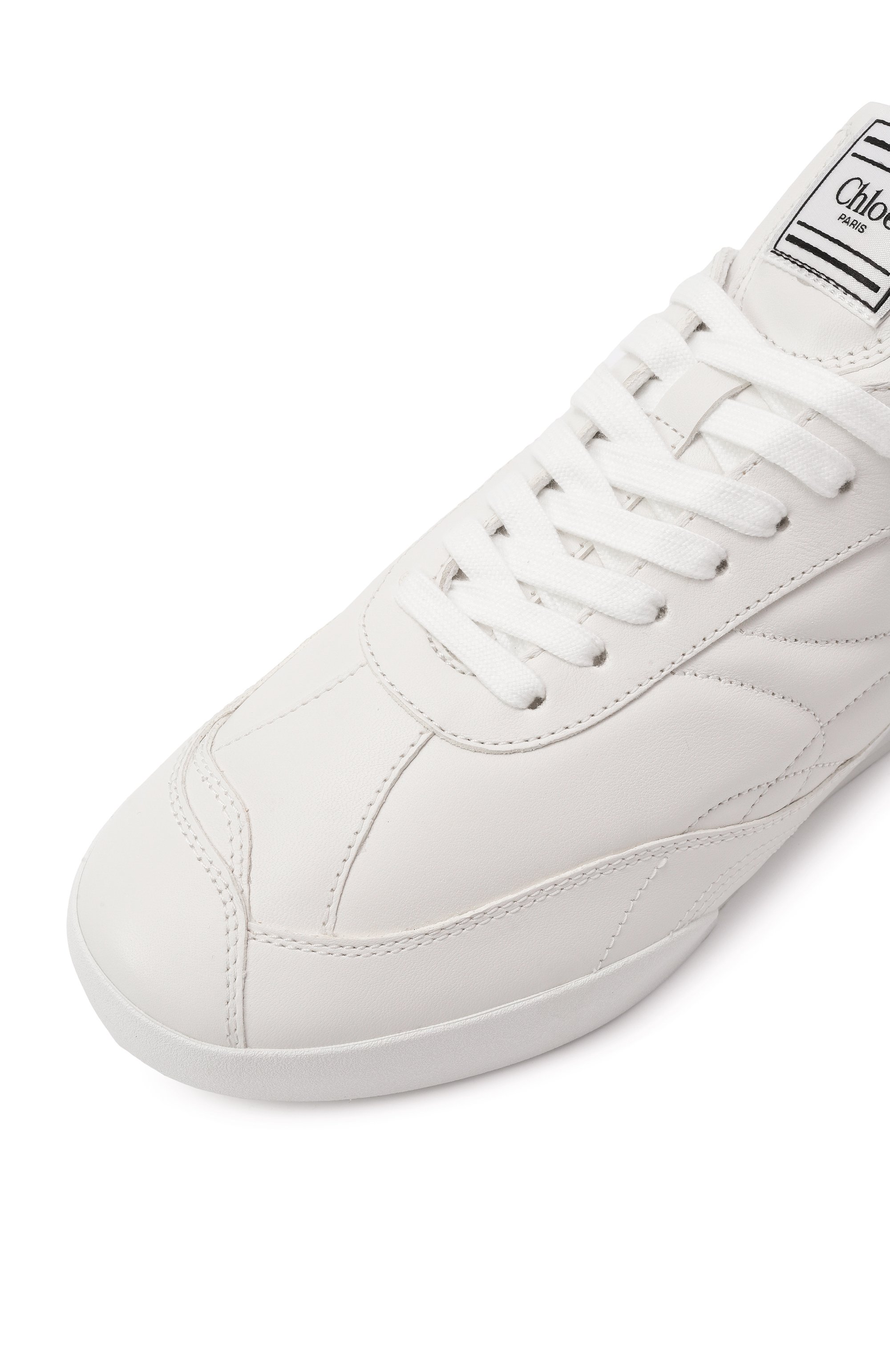 Кожаные кроссовки kick CHLOÉ, арт. CHC25S07IPN, фото 7