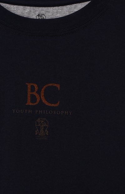 Хлопковый лонгслив BRUNELLO CUCINELLI, арт. B0T617517A, фото 3