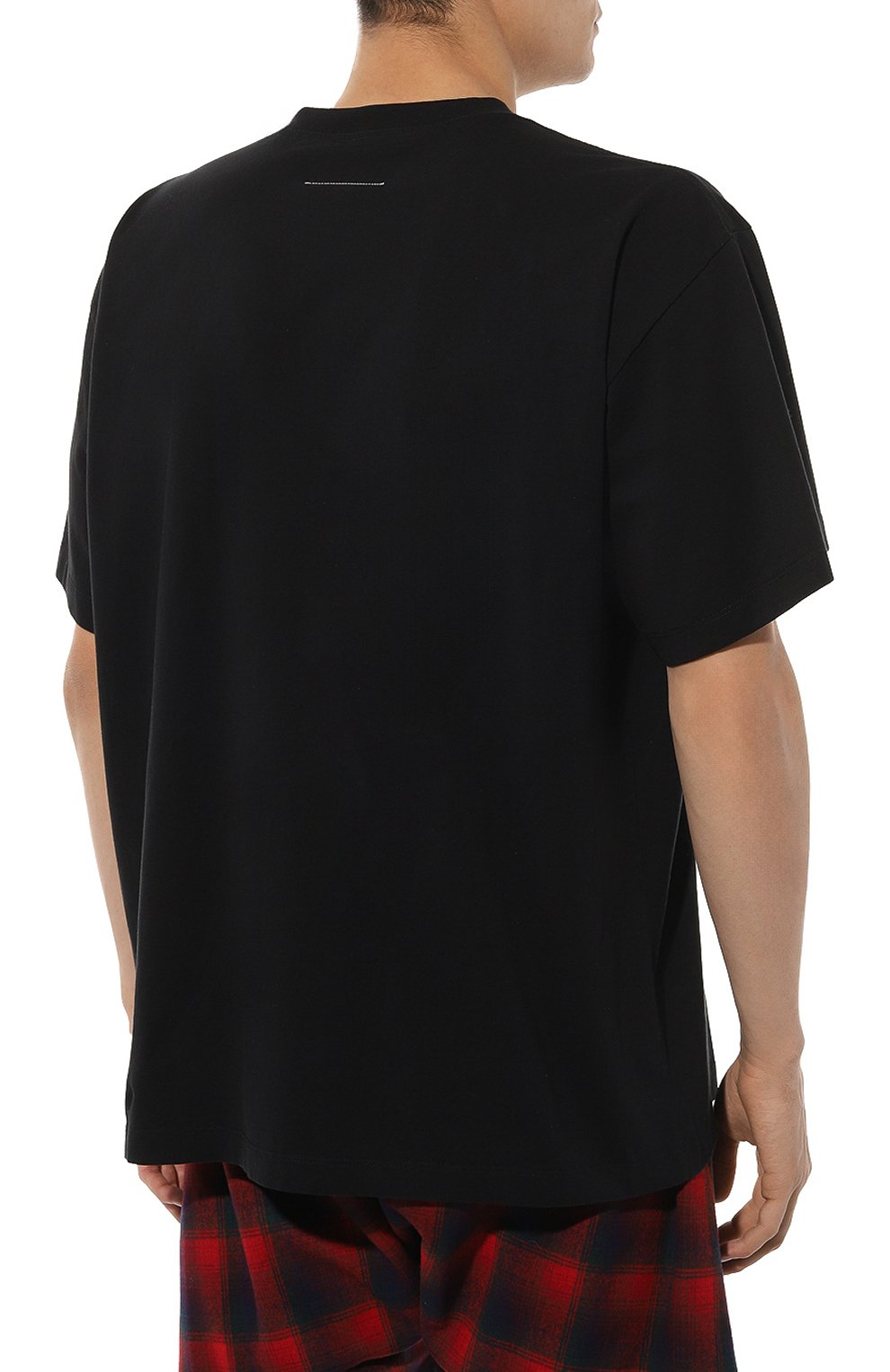 Хлопковая футболка MM6, арт. SH0GC0017/S24312, фото 4