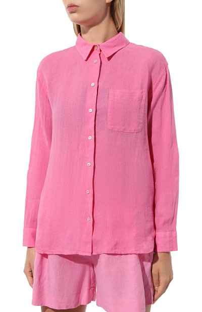 Льняная рубашка 120% LINO, арт. 31ALIW19GE/000B317/000, фото 3