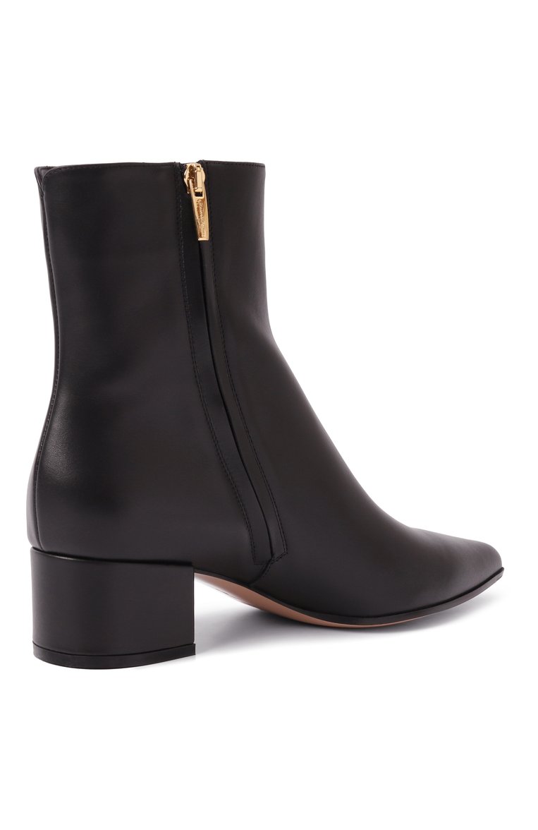 Женские кожаные ботильоны lyell 45 GIANVITO ROSSI черного цвета, арт. G73161.45RIC.VGINER0 | Фото 5 (Материал внутренний: Натуральная кожа; Подошва: Плоская; Каблук высота: Низкий; Материал внешний: Натуральная кожа; Материал утеплителя: Без утеплителя; Каблук тип: Устойчивый)