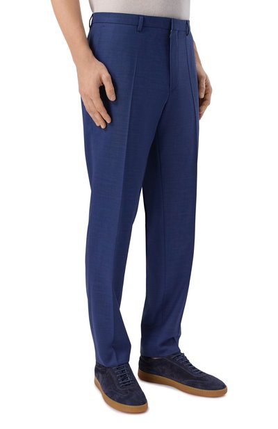 Брюки HUGO темно-синего цвета по цене 19950 руб., арт. 50557623, фото 3 Брюки HUGO, арт. 50557623, фото 3