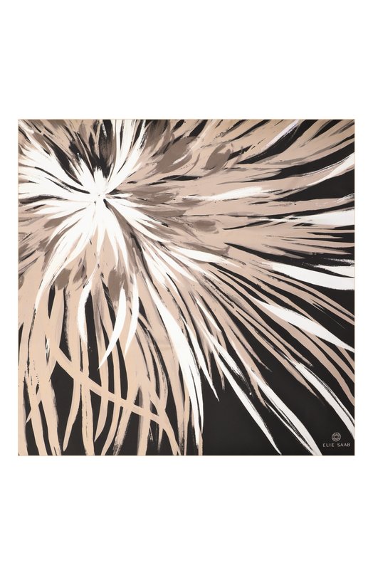 Шелковый платок Elie Saab 710009237 Бежевый  710009237 Фото 4