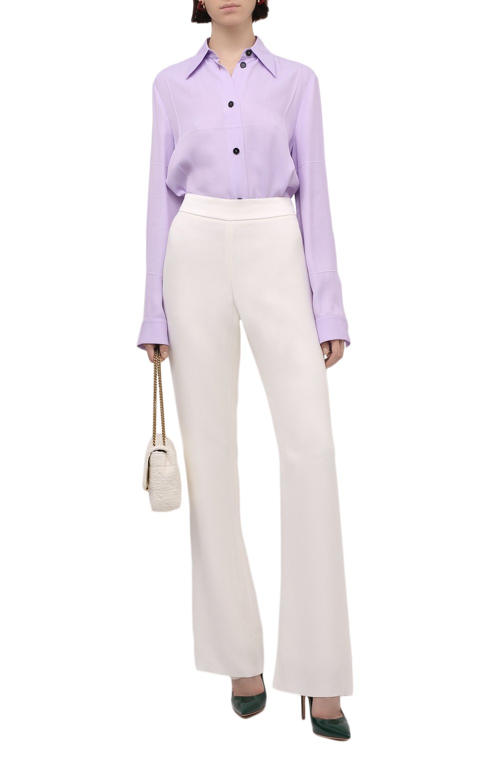Шелковые брюки GIORGIO ARMANI, арт. 8CHAT001/T00EV_2, фото 2