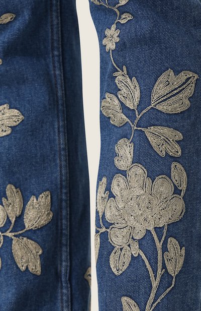 Джинсы прямого кроя с контрастной отделкой GUCCI, арт. 449577/XR653, фото 5