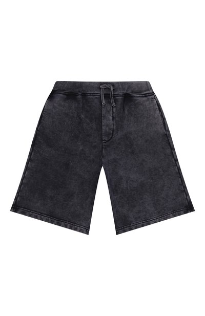 Хлопковые шорты DSQUARED2 темно-серого цвета по цене 22950 руб., арт. DQ3202/D0AG9, фото 1 Хлопковые шорты DSQUARED2, арт. DQ3202/D0AG9, фото 1