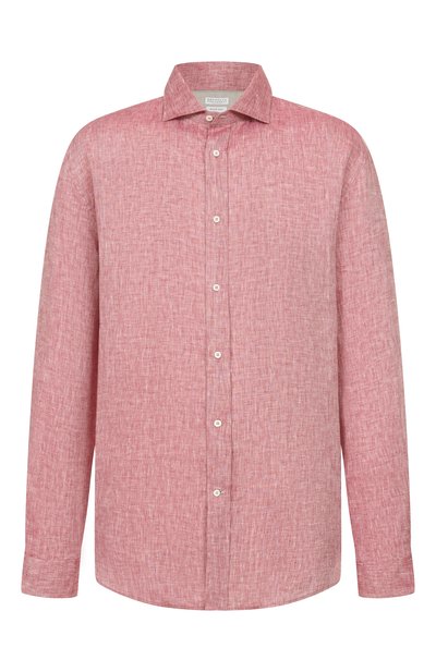 Мужская льняная рубашка BRUNELLO CUCINELLI, арт. MM6840627