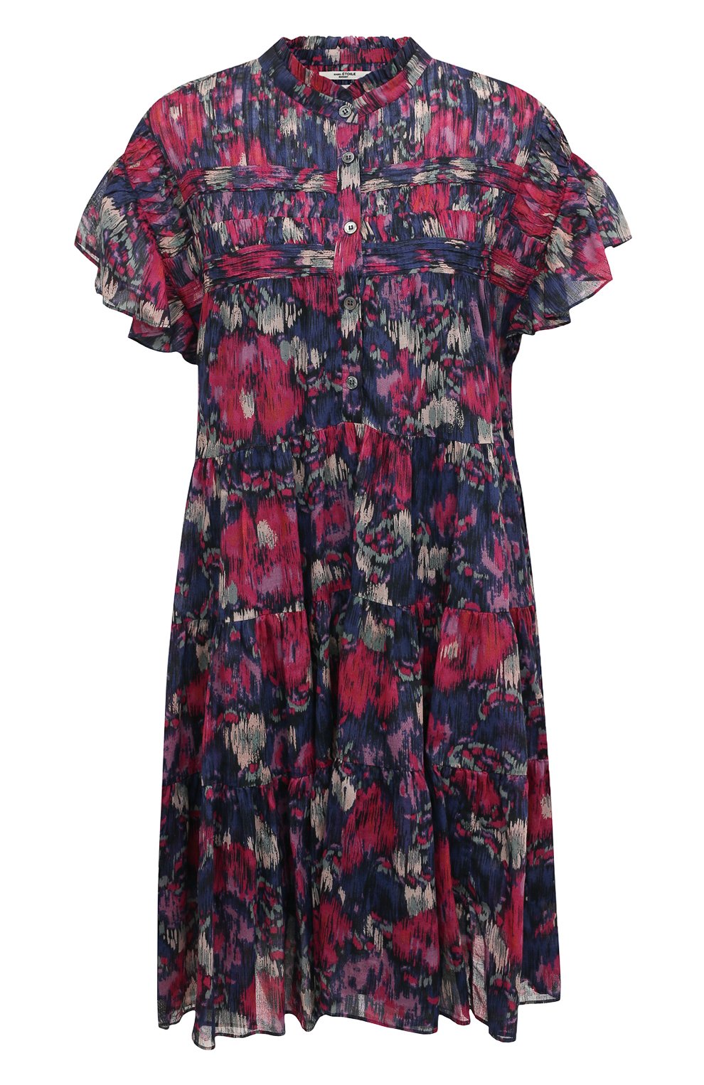 Хлопковое платье ISABEL MARANT ETOILE разноцветного цвета по цене 46550 руб., арт. R01518-22P033E/LANIKAYE, фото 1 Хлопковое платье ISABEL MARANT ETOILE, арт. R01518-22P033E/LANIKAYE, фото 1