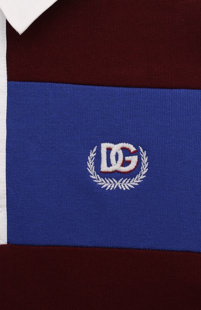 Хлопковое поло DOLCE & GABBANA, арт. L4JWKB/G7N0L, фото 3