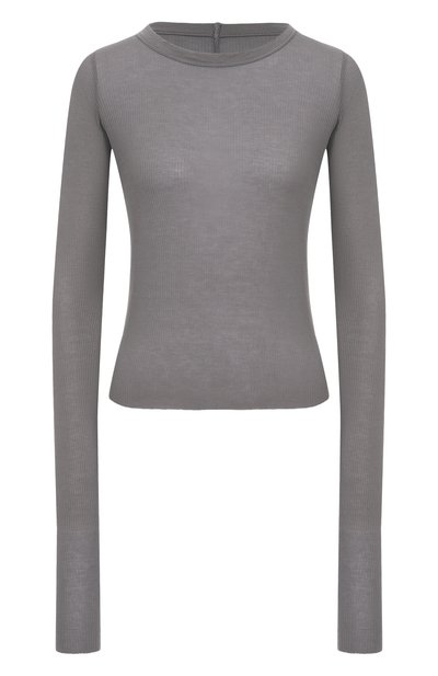 Женская лонгслив из вискозы и шелка RICK OWENS, арт. RP02E4209/RC