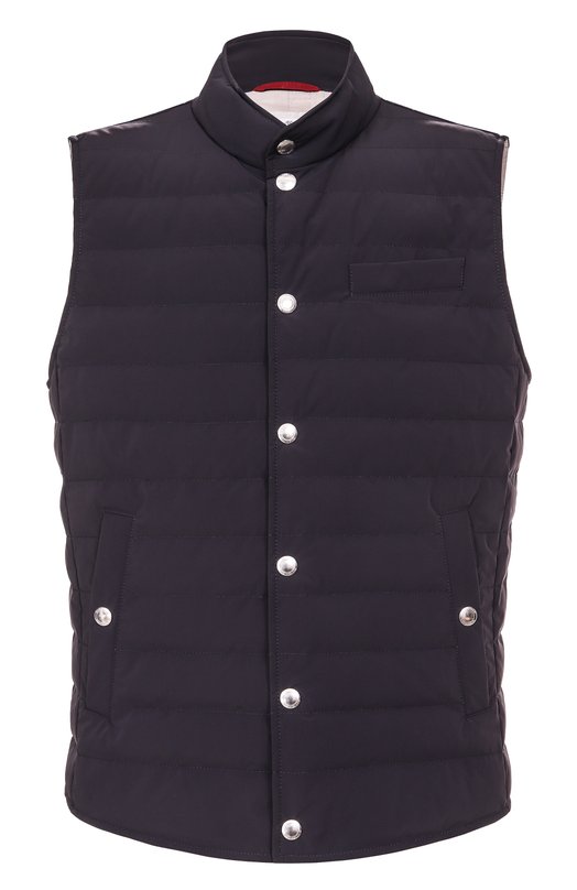 Пуховый жилет Brunello Cucinelli MM4911711 Синий MM4911711