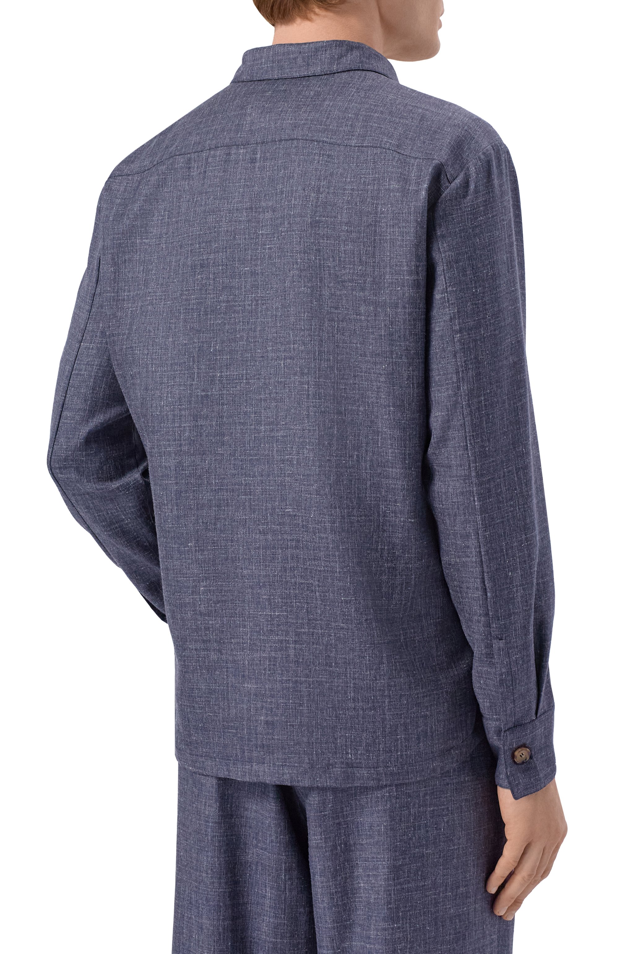 Рубашка из кашемира и шелка COLOMBO, арт. CM00379/77541-10, фото 4