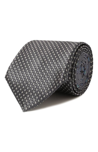 Мужской шелковый галстук CANALI, арт. 48/HS03566
