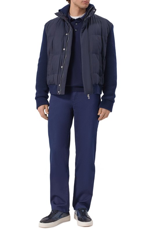 Комбинированный бомбер Zilli GSW114M0601V00000 Синий  GSW114M0601V00000 Фото 2