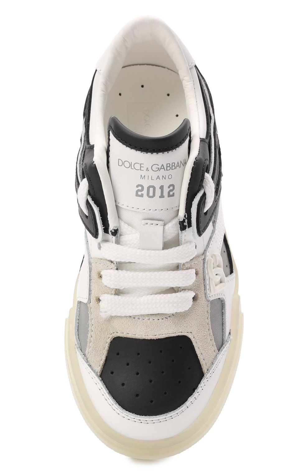 Кожаные кеды DOLCE & GABBANA, арт. DA5042/AQ711/24-28, фото 4