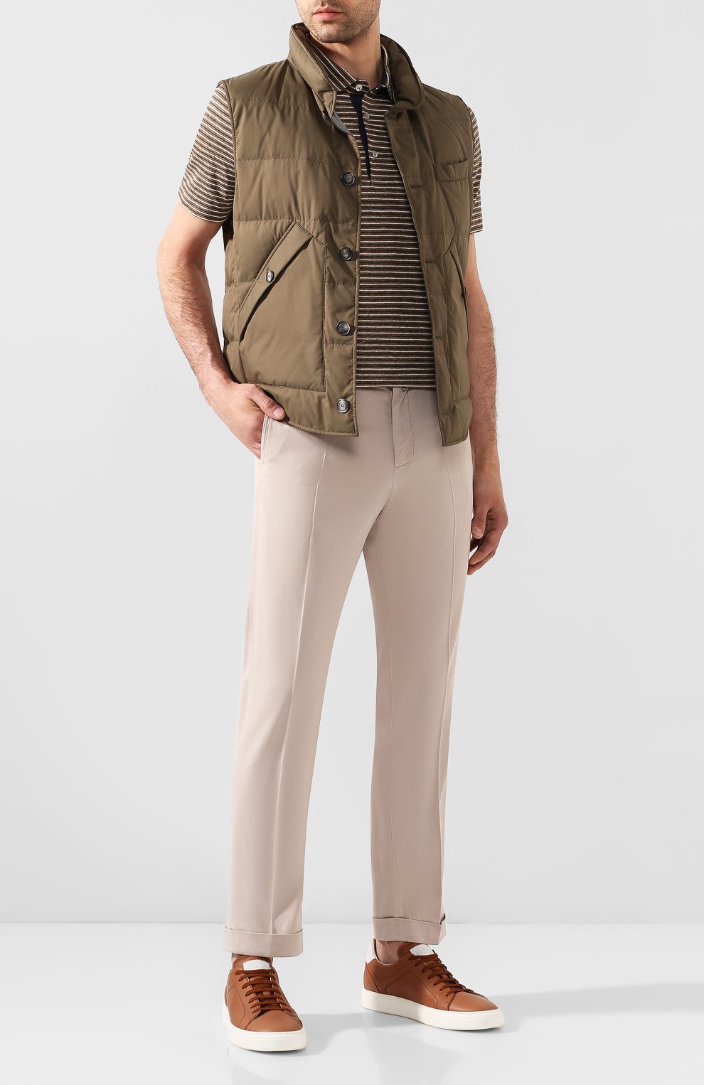 Льняные брюки KITON, арт. UFPLACJ07S40, фото 2