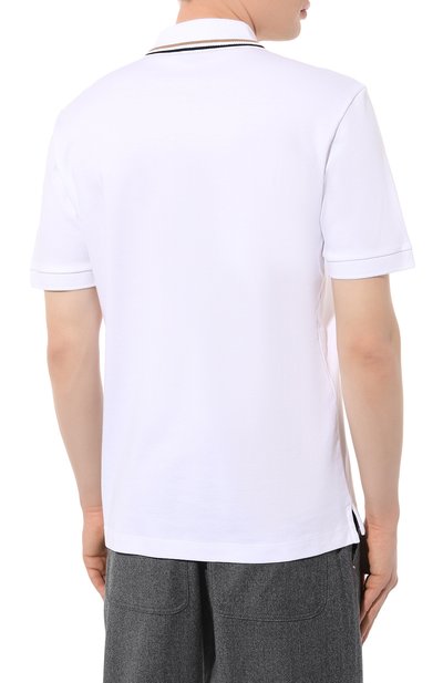 Хлопковое поло BOSS, арт. 50469360, фото 4