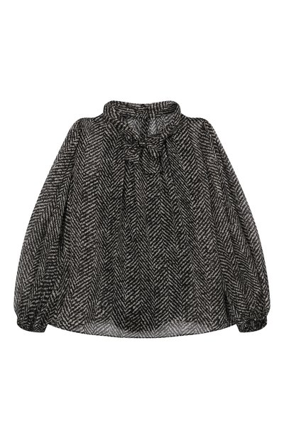 Шелковая блузка DOLCE & GABBANA, арт. L56S46/IS1ZN/6