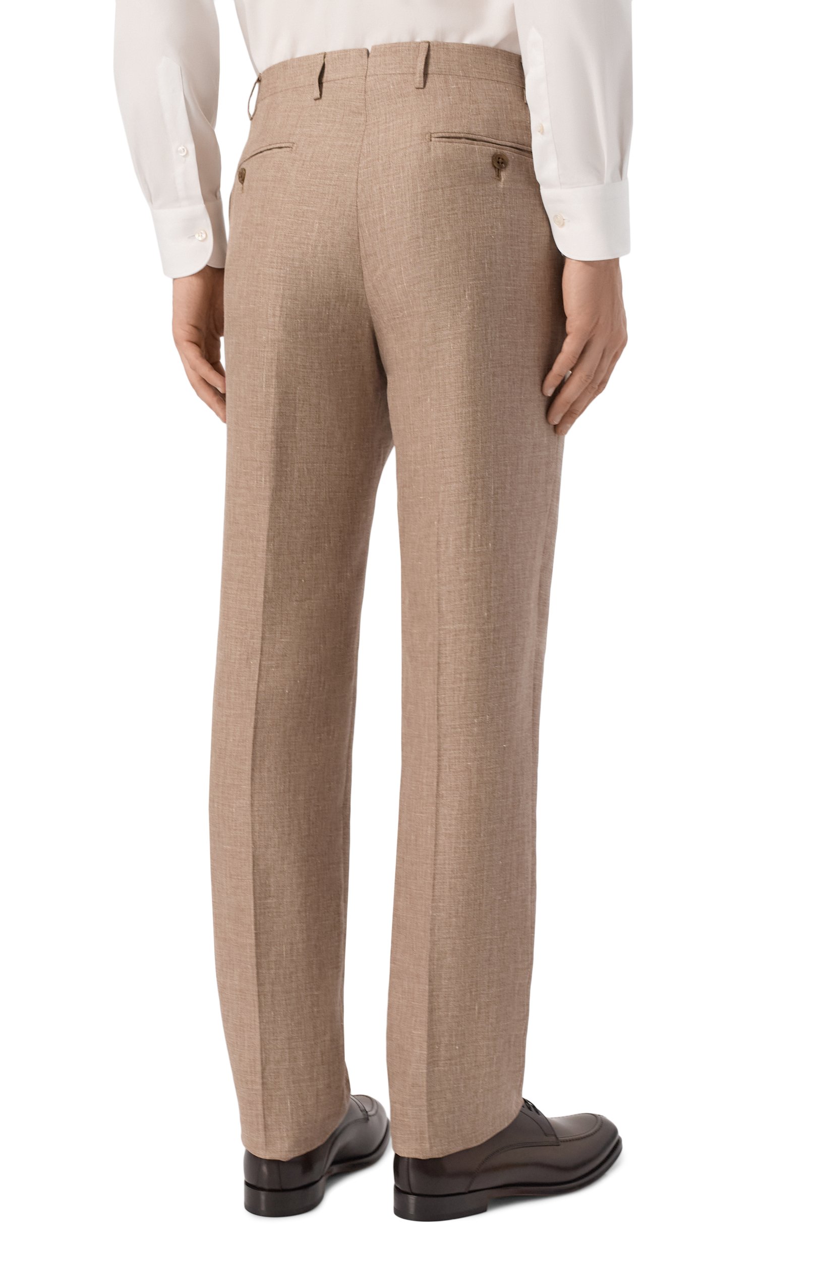 Брюки из шерсти и льна CORNELIANI, арт. 275002/2718263, фото 4