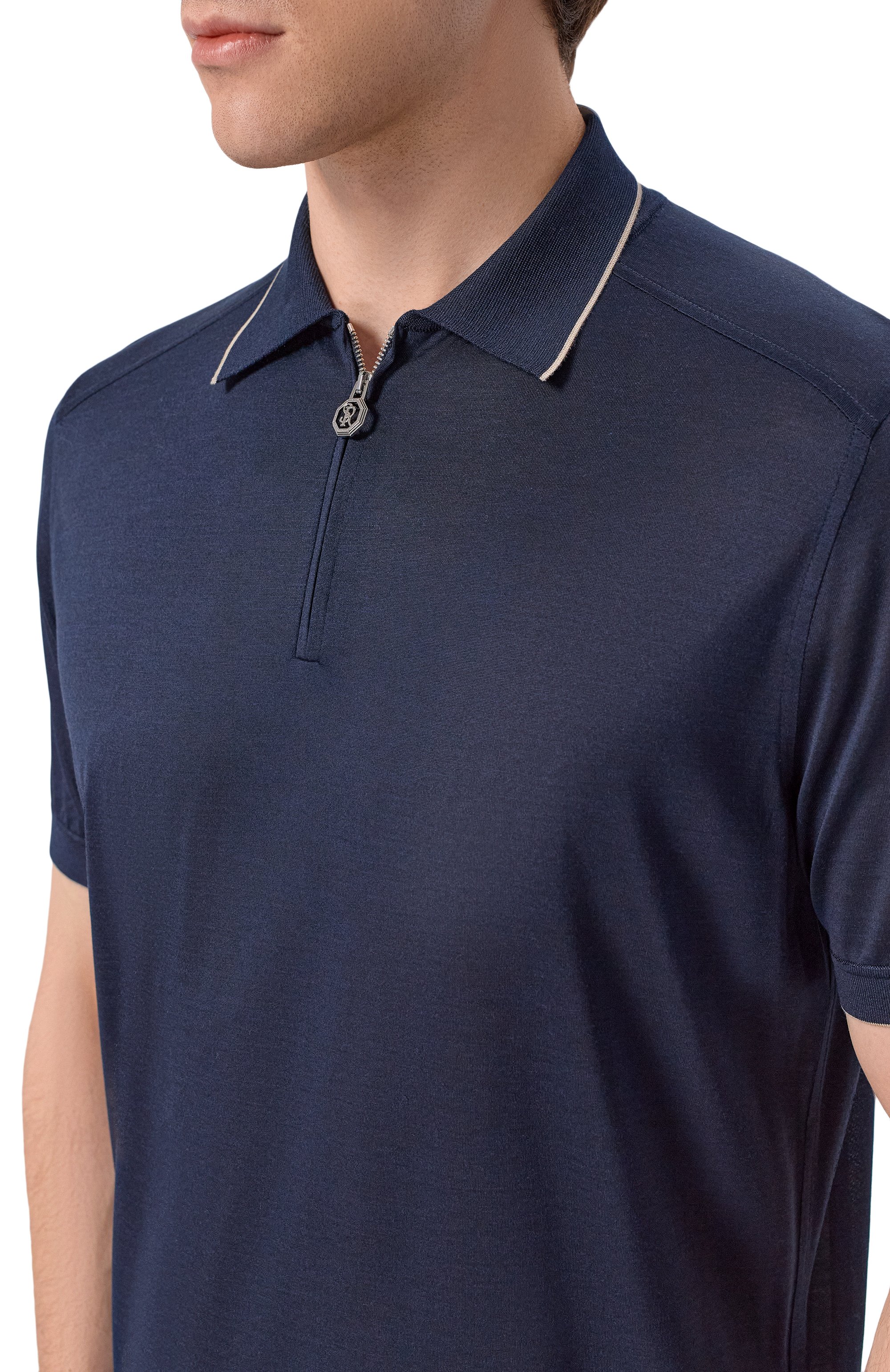 Шелковое поло STEFANO RICCI, арт. K919512P31/R25190, фото 5