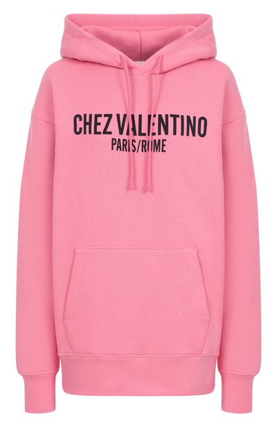 Женский хлопковое худи VALENTINO, арт. 6B3MF24D960