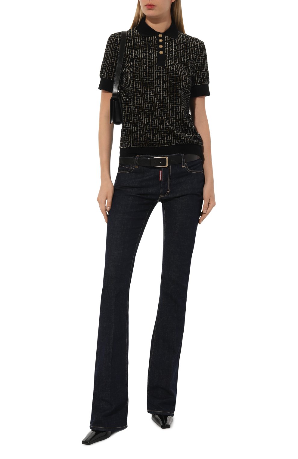 Джинсы DSQUARED2 синего цвета по цене 33950 руб., арт. S75LB0866/S30664, фото 2 Джинсы DSQUARED2, арт. S75LB0866/S30664, фото 2