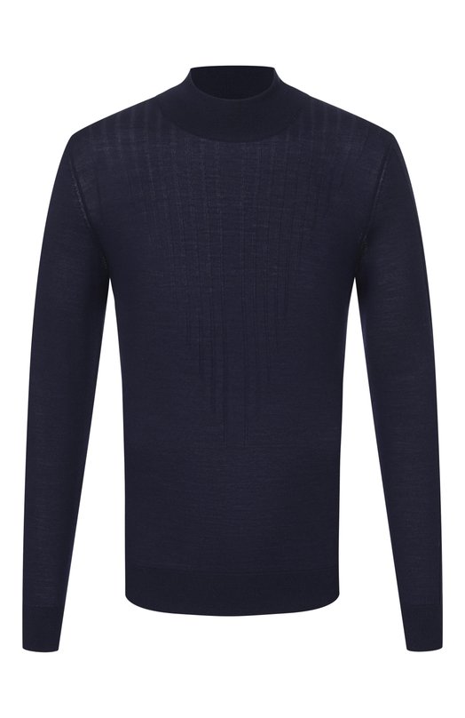 Водолазка из шерсти и шелка Zilli KMN001M0230VZRD00 Синий KMN001M0230VZRD00