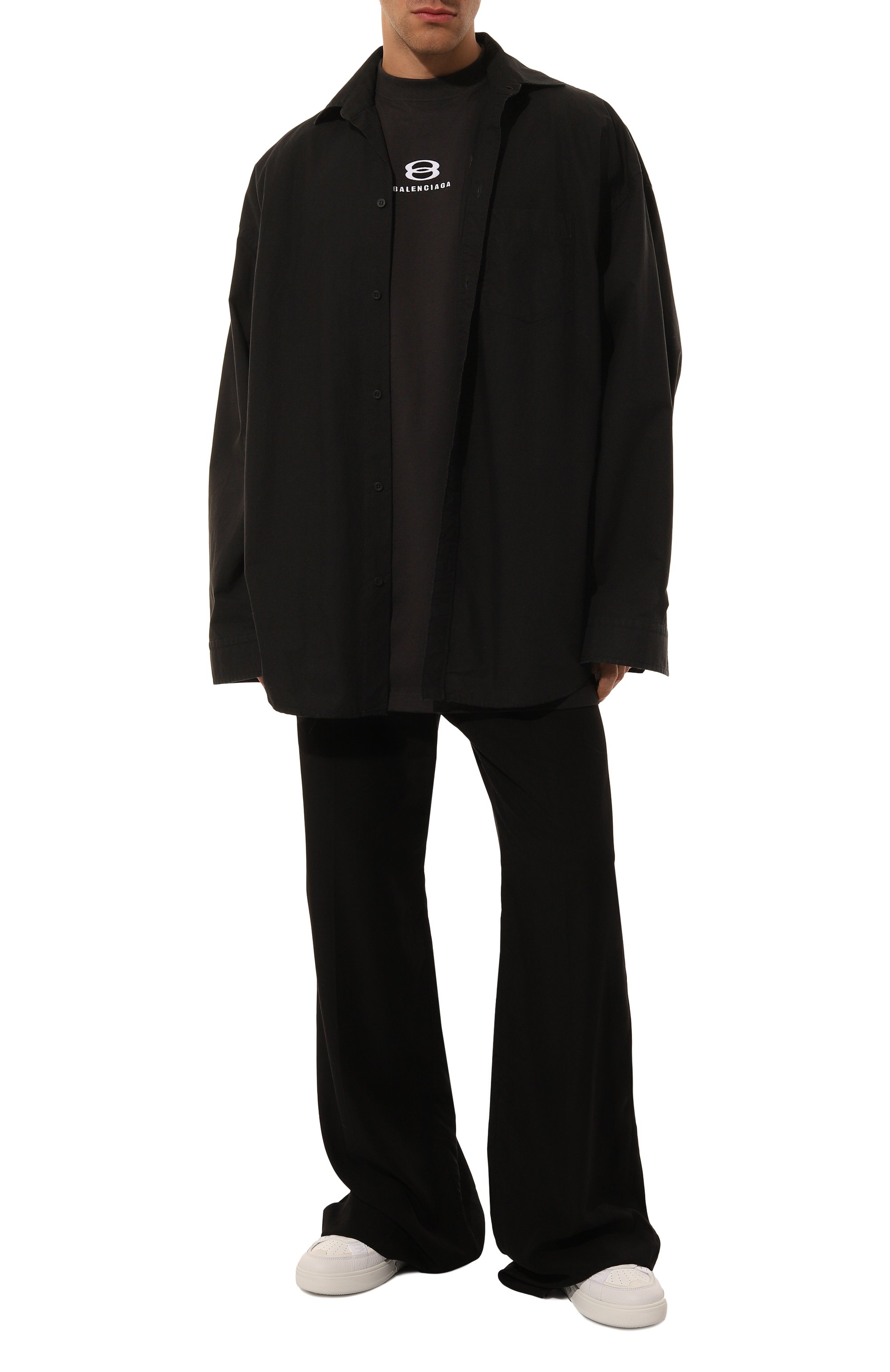 Хлопковая рубашка BALENCIAGA, арт. 794656/TNM60, фото 2