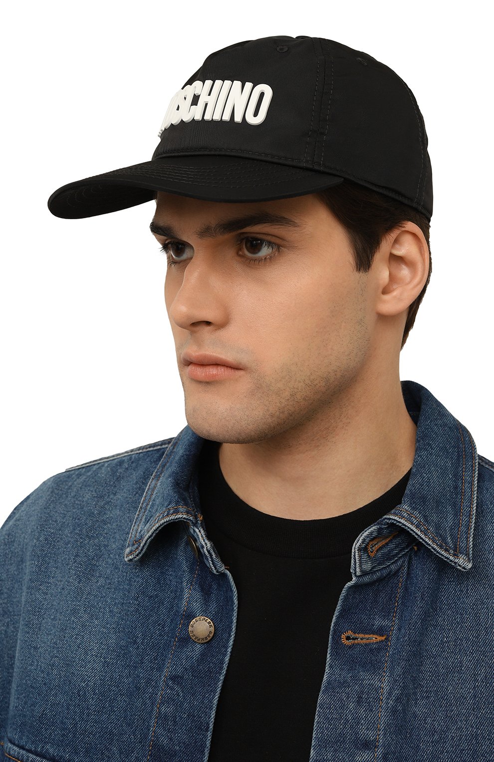 Бейсболка MOSCHINO черного цвета по цене 26450 руб., арт. A9201/8273, фото 2 Бейсболка MOSCHINO, арт. A9201/8273, фото 2