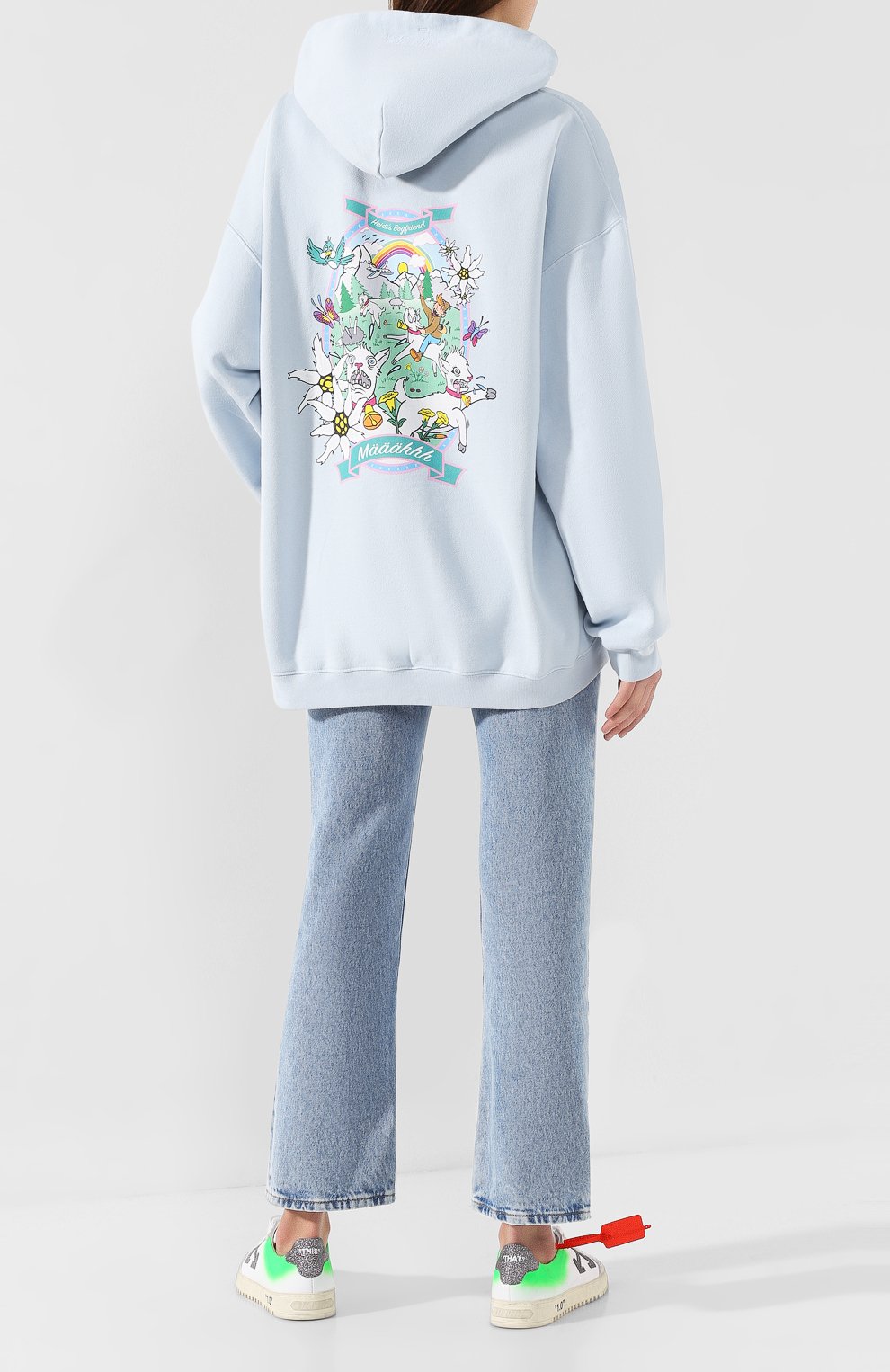 Хлопковое худи VETEMENTS, арт. UAH20TR761/W, фото 2