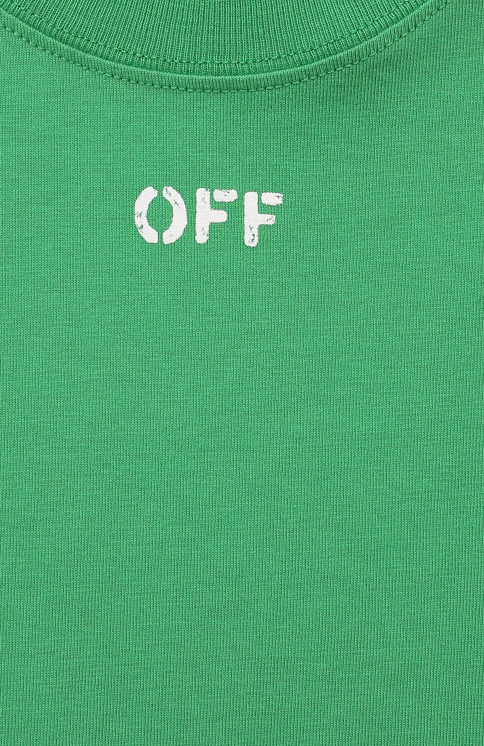 Хлопковая футболка OFF-WHITE, арт. 0BAA002S24JER015/12-12+, фото 3