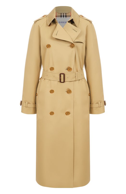 Хлопковый тренч Burberry 8111152 Бежевый 8111152