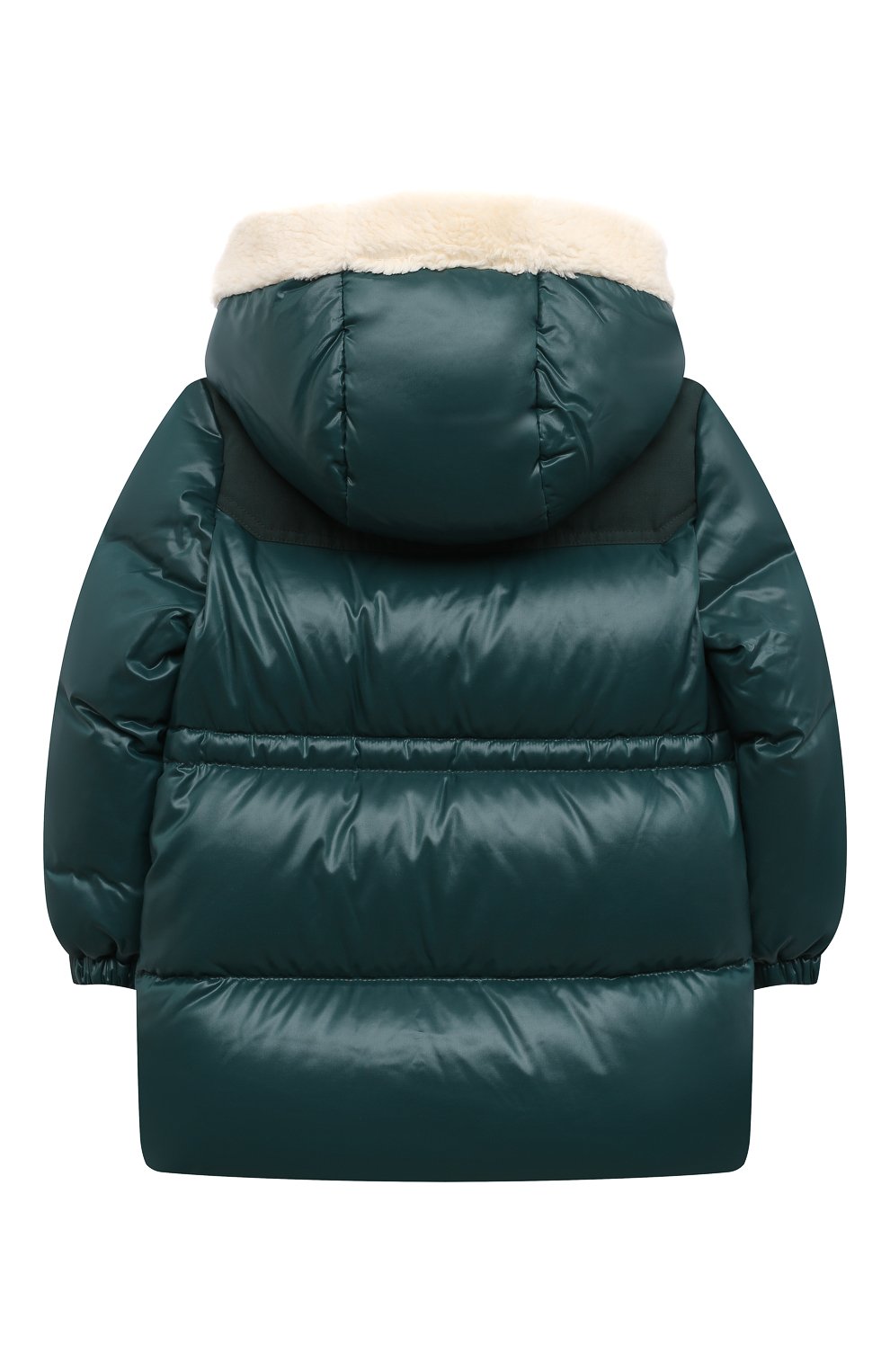 Пуховая куртка MONCLER зеленого цвета по цене 56150 руб., арт. H29511C00005 68950, фото 2 Пуховая куртка MONCLER, арт. H29511C00005 68950, фото 2