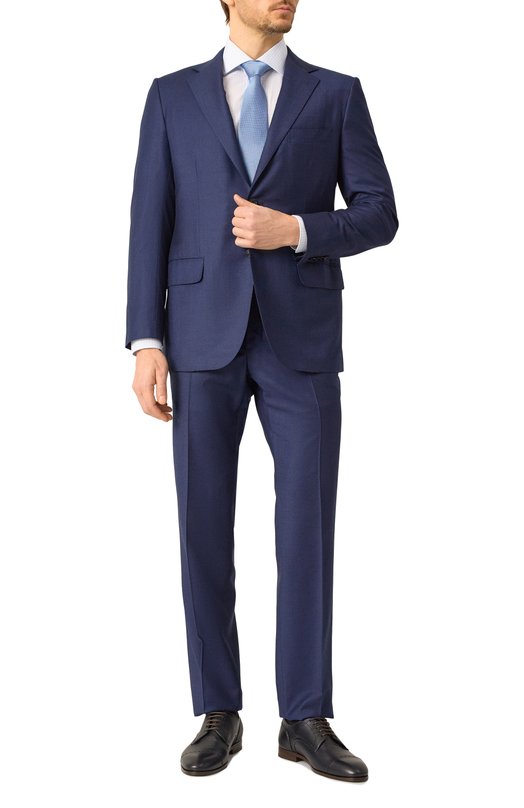 Хлопковая сорочка Corneliani 25P100-2511283 Голубой  25P100-2511283 Фото 2