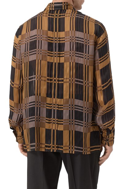 Шелковая рубашка SAINT LAURENT, арт. 813932/Y1L28, фото 4