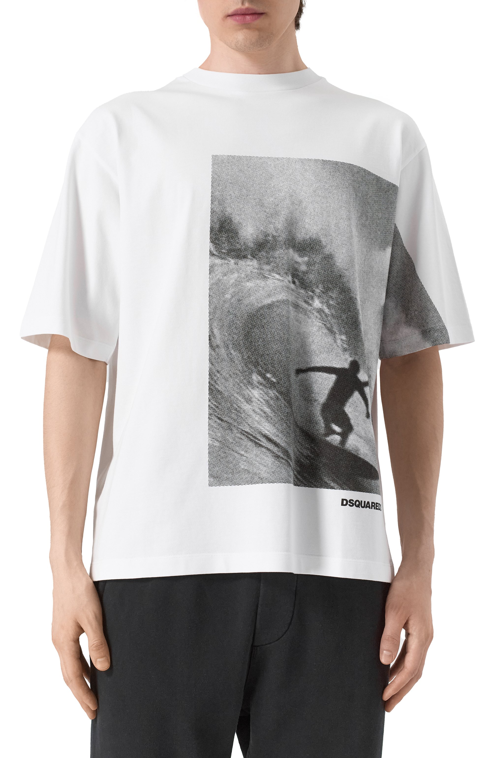 Хлопковая футболка DSQUARED2, арт. S74GD1409/D20033, фото 3