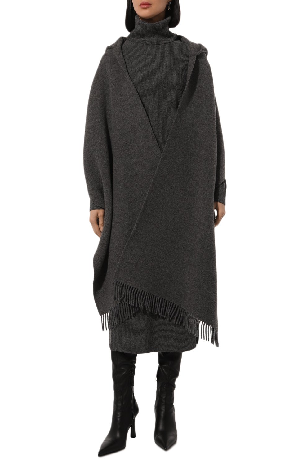 Накидка из шерсти и кашемира BRUNELLO CUCINELLI, арт. MSCDAGW83, фото 3