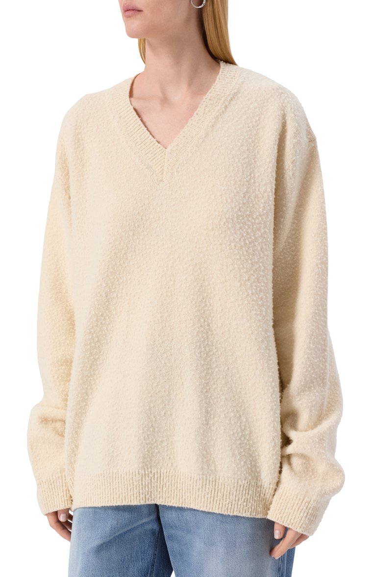 Свитер из шерсти и хлопка MAISON MARGIELA, арт. S50HN0011/M13108, фото 1