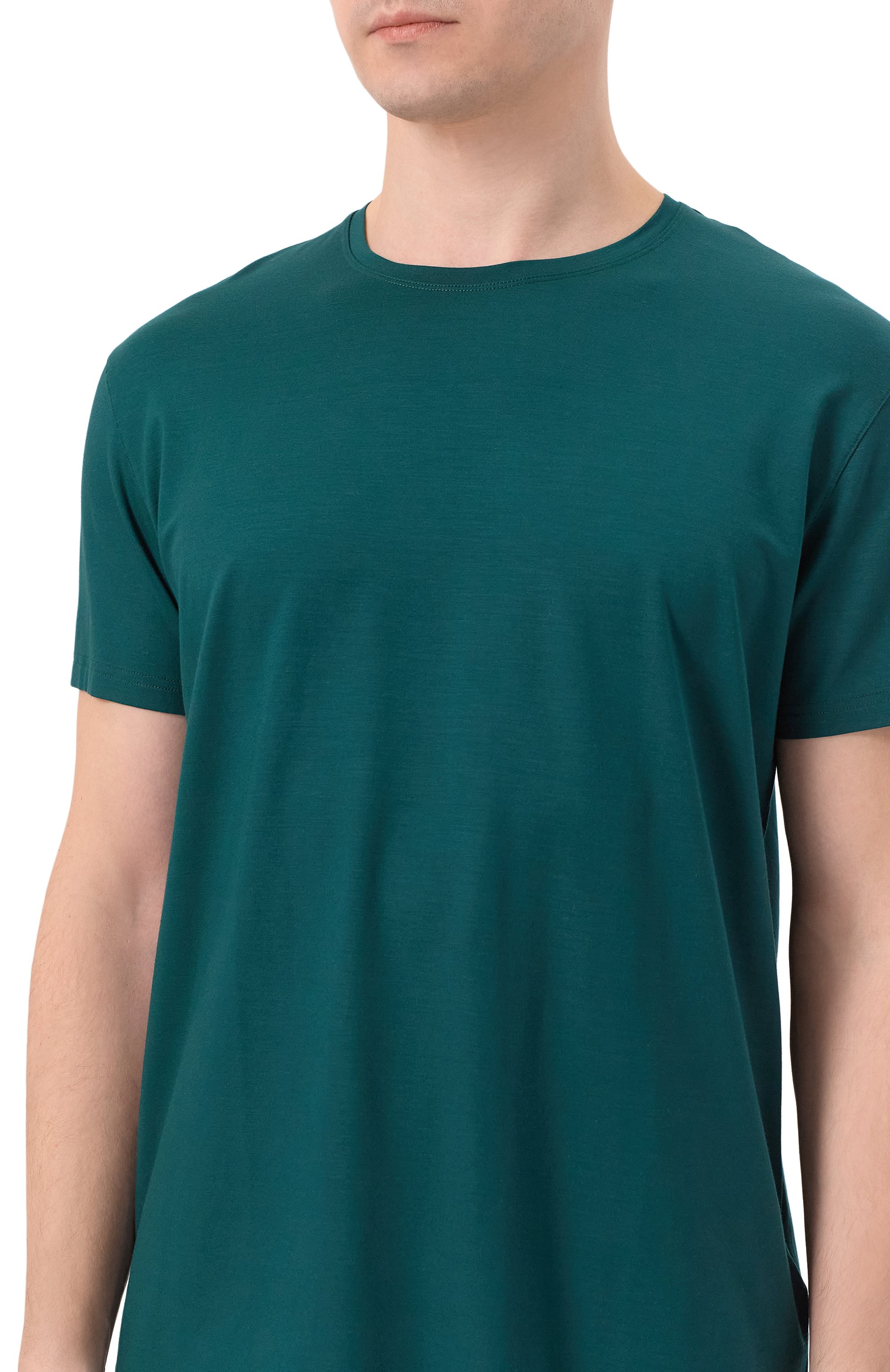 Футболка DEREK ROSE зеленого цвета по цене 14750 руб., арт. 3048/BASE018, фото 5 Футболка DEREK ROSE, арт. 3048/BASE018, фото 5